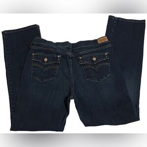 Levi's 505 Straight Jeans Size 14 - faux flap back pockets